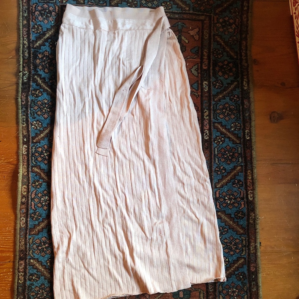 Free People Pale Pink Maxi Skirt M